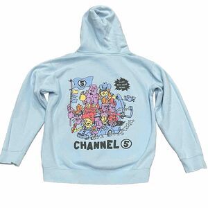 CHANNEL 5  Sweatshirt Medium Hoodie Pullover Skater Streetwear Skateboarding